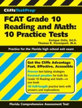 book CliffsTestPrep FCAT Grade 10 Reading and Math: 10 Practice Tests