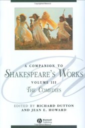 book A Companion to Shakespeare's Works: The Comedies 