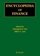 book Encyclopedia of Finance