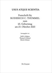 book Festschrift für Roderich C. Thümmel zum 65. Geburtstag am 23.10.2020