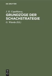 book Grundzüge der Schachstrategie