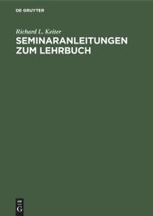 book Seminaranleitungen zum Lehrbuch: Modellvorstellungen in der Chemie