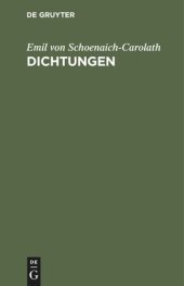 book Dichtungen