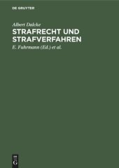 book Strafrecht und Strafverfahren: 5. Nachtrag