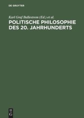 book Politische Philosophie des 20. Jahrhunderts