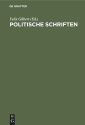 book Politische Schriften