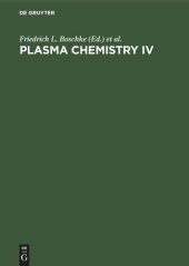 book Plasma Chemistry IV