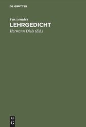 book Lehrgedicht: Griechisch und deutsch