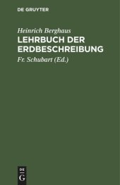 book Lehrbuch der Erdbeschreibung