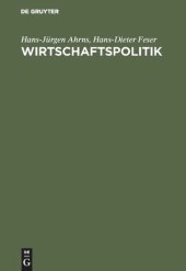 book Wirtschaftspolitik: Problemorientierte Einführung