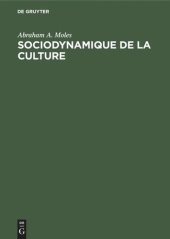 book Sociodynamique de la culture