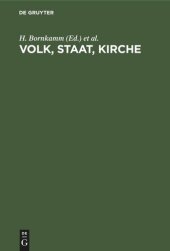 book Volk, Staat, Kirche: Ein Lehrgang der Theologischen Fakultät Gießen