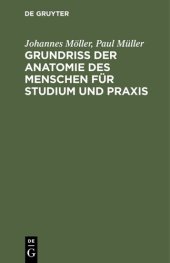 book Grundriss der Anatomie des Menschen für Studium und Praxis