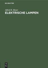 book Elektrische Lampen