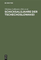 book Schicksalsjahre der Tschechoslowakei