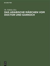 book Das arabische Märchen vom Doctor und Garkoch