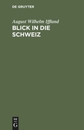 book Blick in die Schweiz