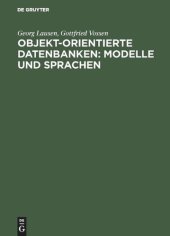 book Objekt-orientierte Datenbanken: Modelle und Sprachen