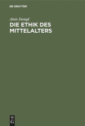 book Die Ethik des Mittelalters