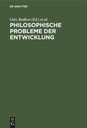 book Philosophische Probleme der Entwicklung