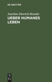 book Ueber humanes Leben