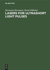 book Lasers for Ultrashort Light Pulses