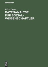 book Datenanalyse für Sozialwissenschaftler