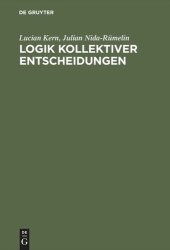 book Logik kollektiver Entscheidungen