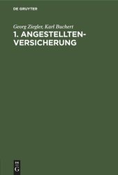 book 1. Angestelltenversicherung