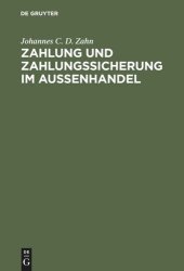 book Zahlung und Zahlungssicherung im Aussenhandel