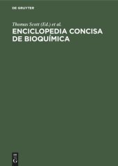 book Enciclopedia concisa de bioquímica