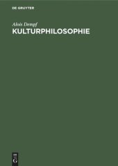 book Kulturphilosophie