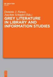 book Grey Literature in Library and Information Studies