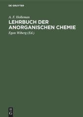 book Lehrbuch der Anorganischen Chemie