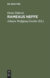 book Rameau’s Neffe: Ein Dialog