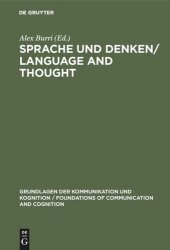 book Sprache und Denken / Language and Thought