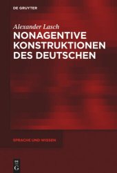 book Nonagentive Konstruktionen des Deutschen