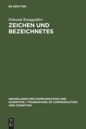 book Zeichen und Bezeichnetes: Sprachphilosophische Untersuchungen zum Problem der Referenz