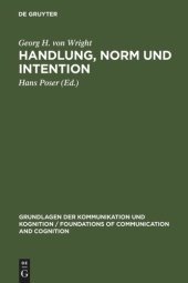 book Handlung, Norm und Intention: Untersuchungen zur deontischen Logik