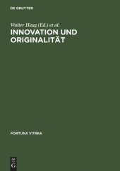 book Innovation und Originalität