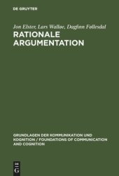 book Rationale Argumentation: Ein Grundkurs in Argumentations- und Wissenschaftstheorie