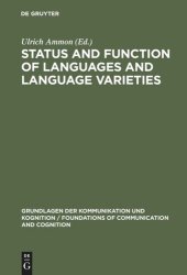 book Status and Function of Languages and Language Varieties