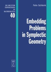 book Embedding Problems in Symplectic Geometry