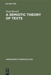 book A Semiotic Theory of Texts