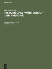 book Historisches Wörterbuch der Rhetorik: Band 1 A - Bib