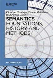 book Semantics - Foundations, History and Methods