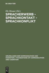 book Spracherwerb - Sprachkontakt - Sprachkonflikt