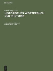 book Historisches Wörterbuch der Rhetorik: Band 6 Must - Pop