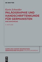 book Paläographie und Handschriftenkunde für Germanisten: Eine Einführung