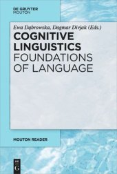 book Cognitive Linguistics - Foundations of Language